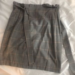 H&M Paper-bag Skirt